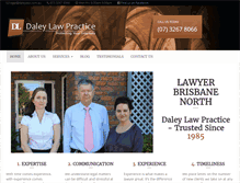 Tablet Screenshot of daleylaw.com.au